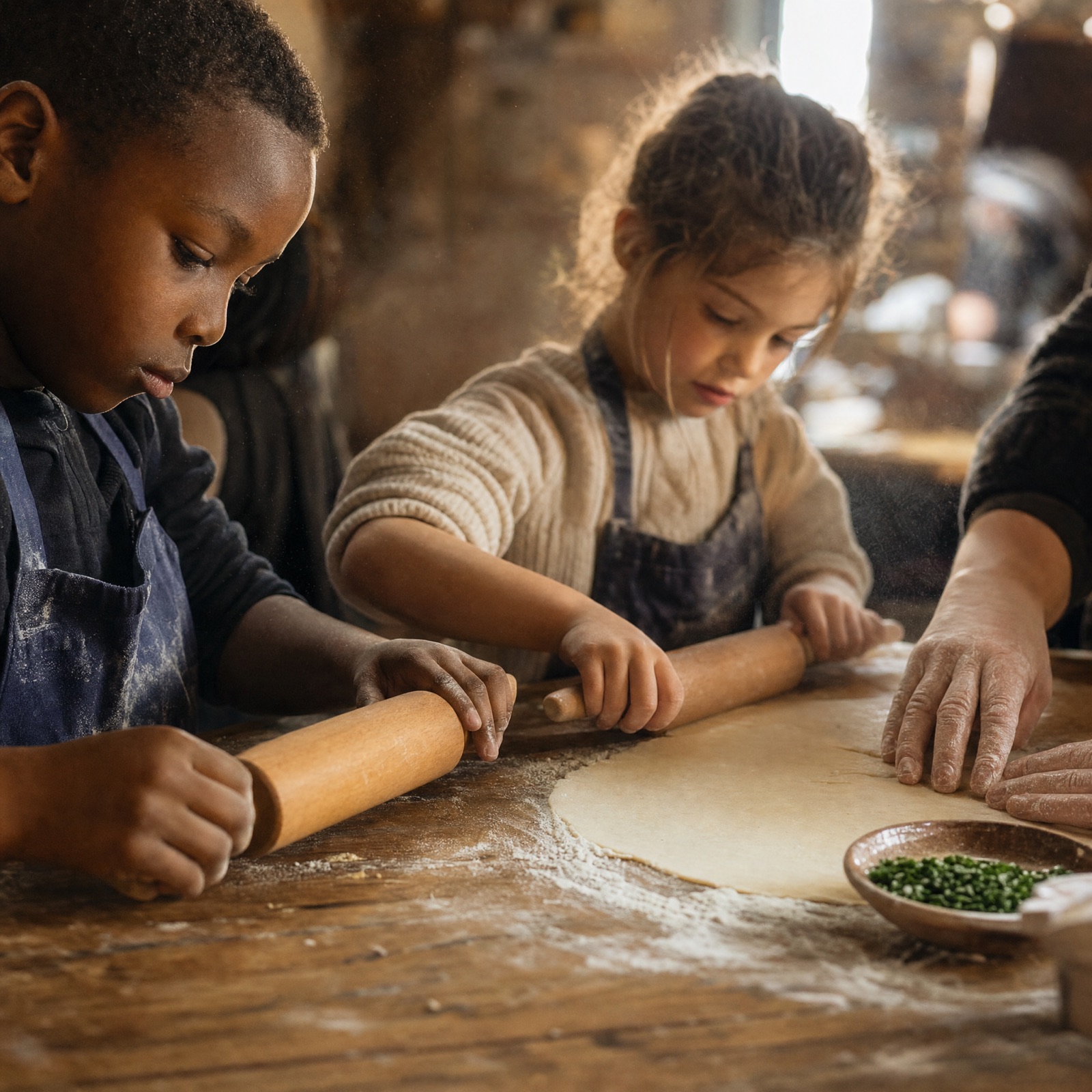 Enfant en cuisine